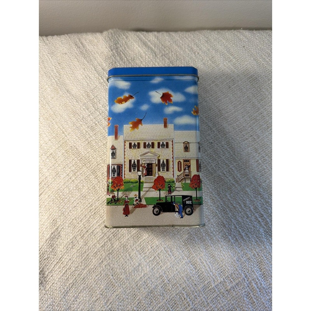 1990 Hershey's Kisses with Almonds Collector Tin - Hometown Series Canister #6